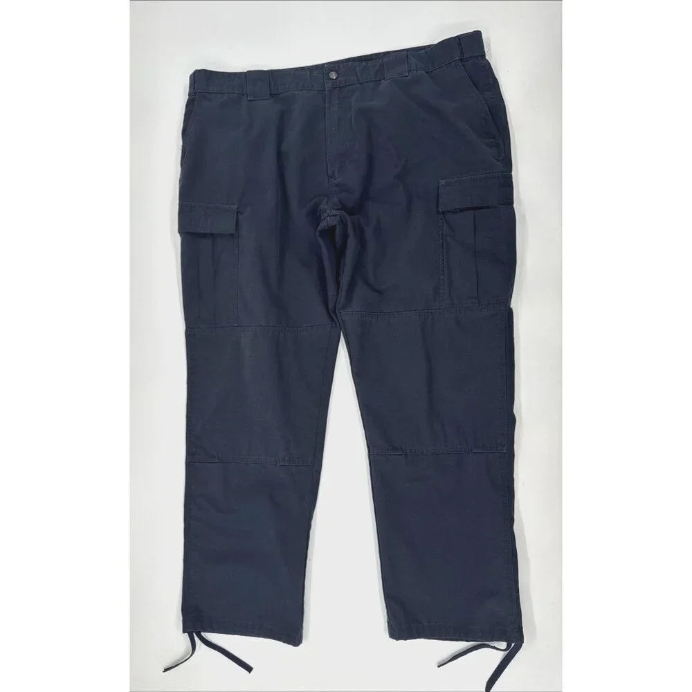5.11 Tactical Pants Mens 3XL Cargo Blue Ripstop Paratrooper Baggy Utility 46x32